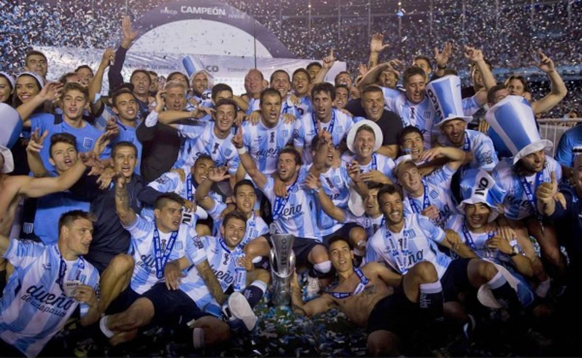 Racing Club se consagra campeón del fútbol argentino