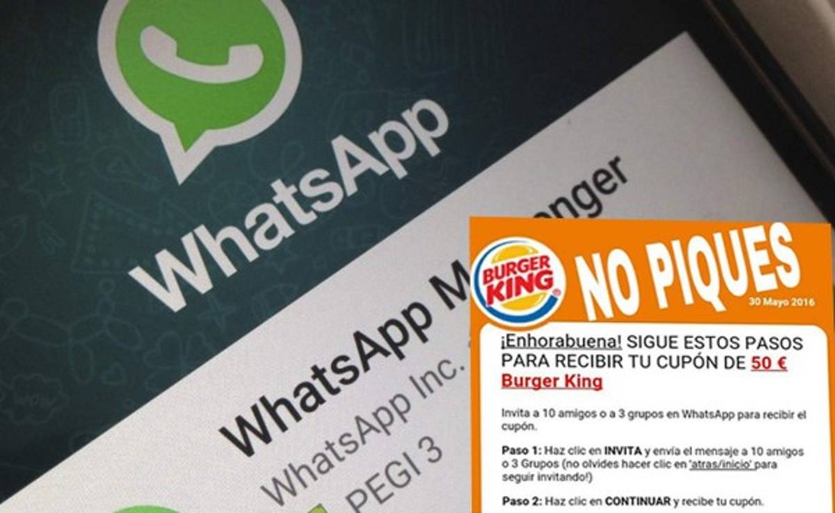 Con promoción de hamburguesas intentan ahora estafar en Whatsapp