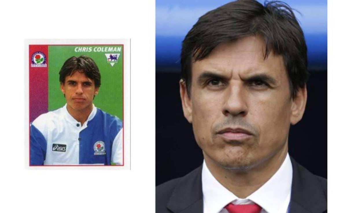 Así lucían los ténicos de la Euro en su época de jugadores en cromos