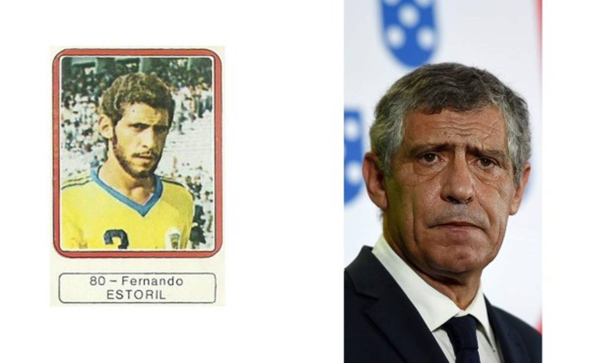 Así lucían los ténicos de la Euro en su época de jugadores en cromos