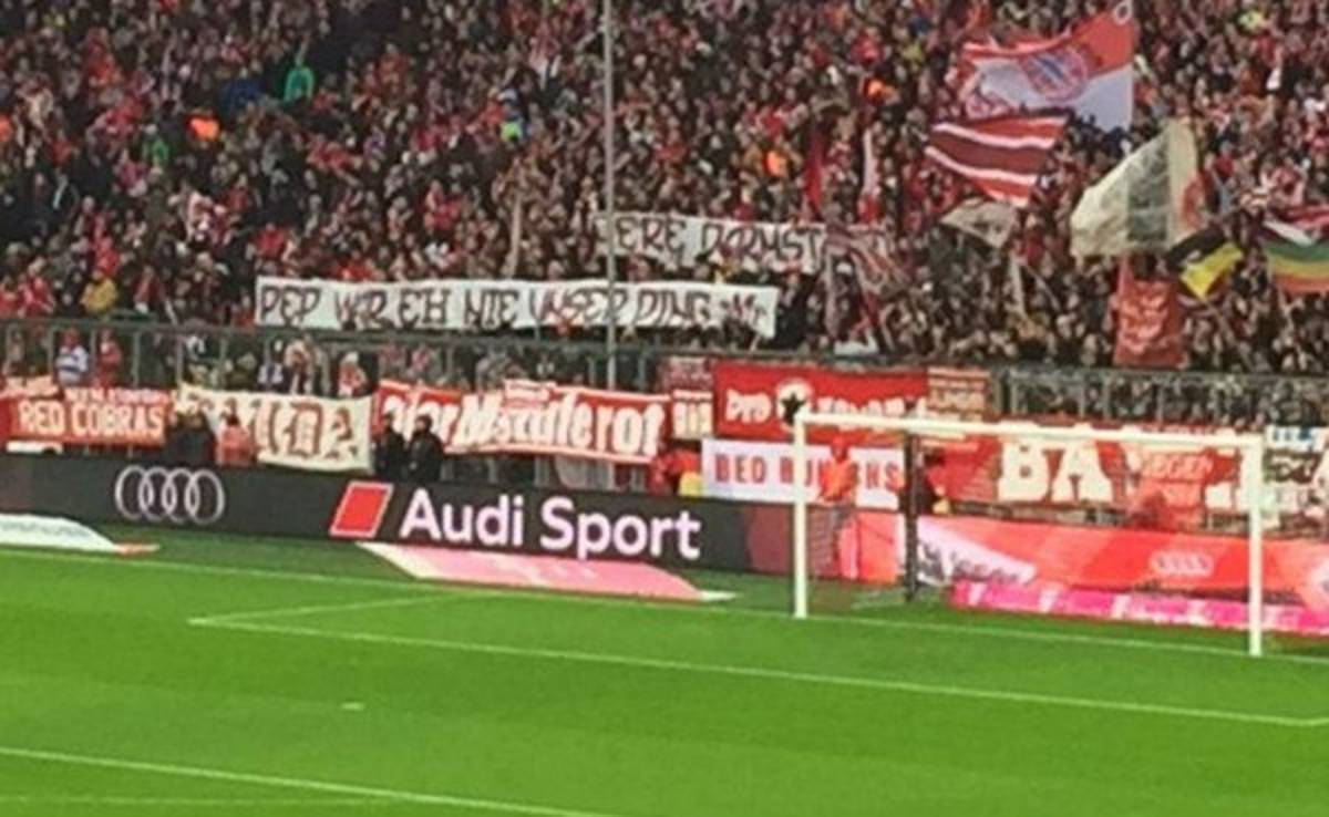 Afición del Bayern Munich a Pep Guardiola: 'Nunca fue de los nuestros'