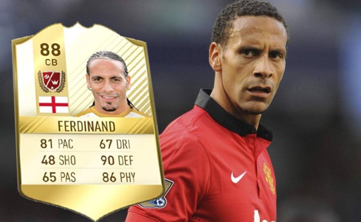 Rio Ferdinand, molesto con la valoración que le dio FIFA 17