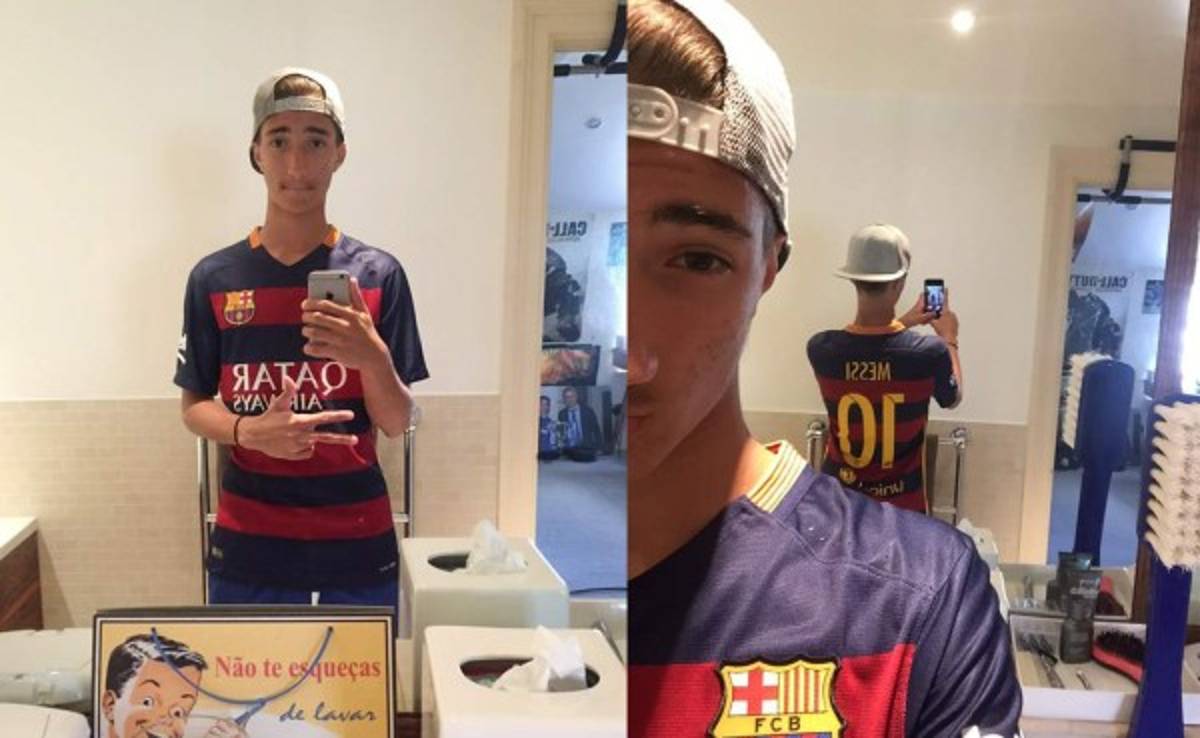 El hijo de Mourinho es fanático del Barcelona y Lionel Messi
