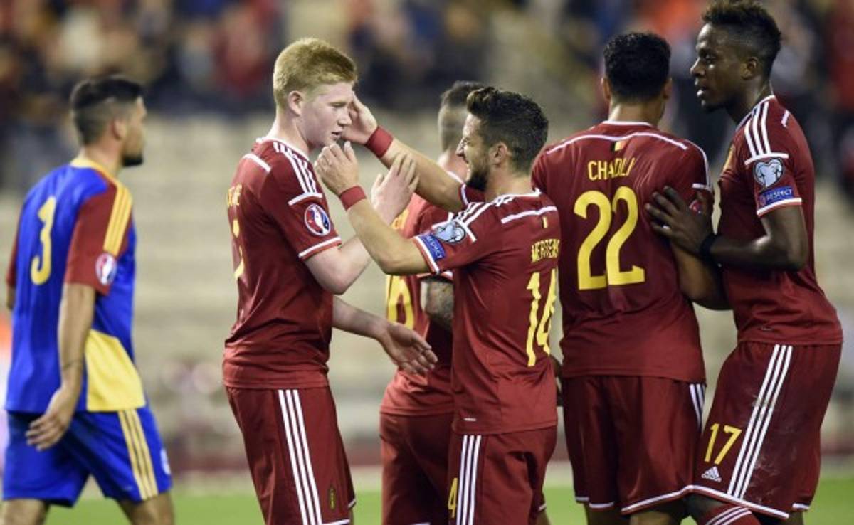Bélgica vapuleó a Andorra en clasificatorio a la Euro 2016