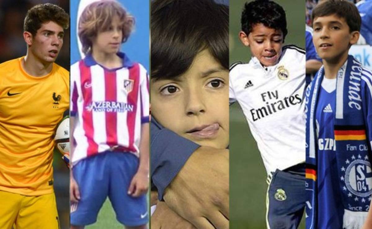 Hijos de cracks que quieren y pintan para triunfar en el fútbol