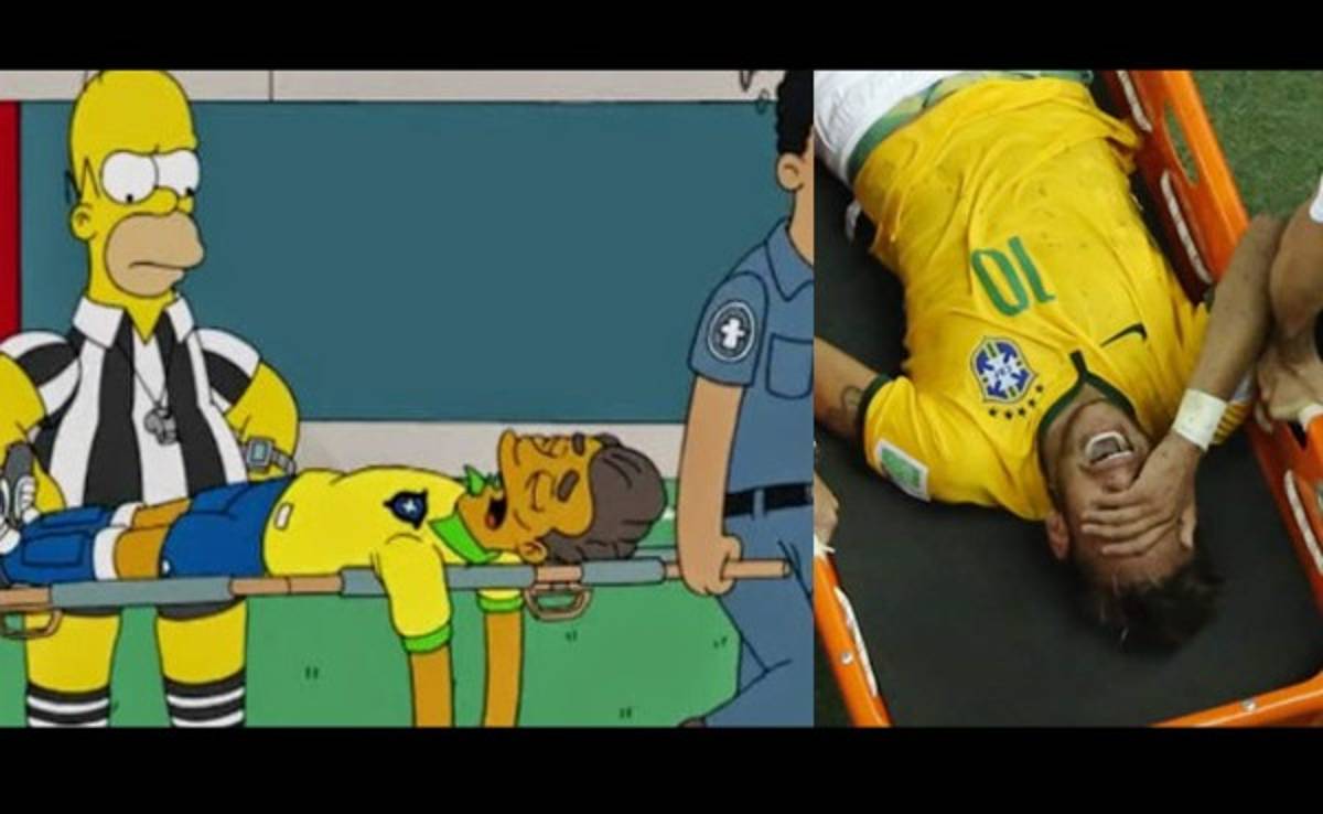 VIDEO: Los Simpsons pronosticaron lesión de Neymar