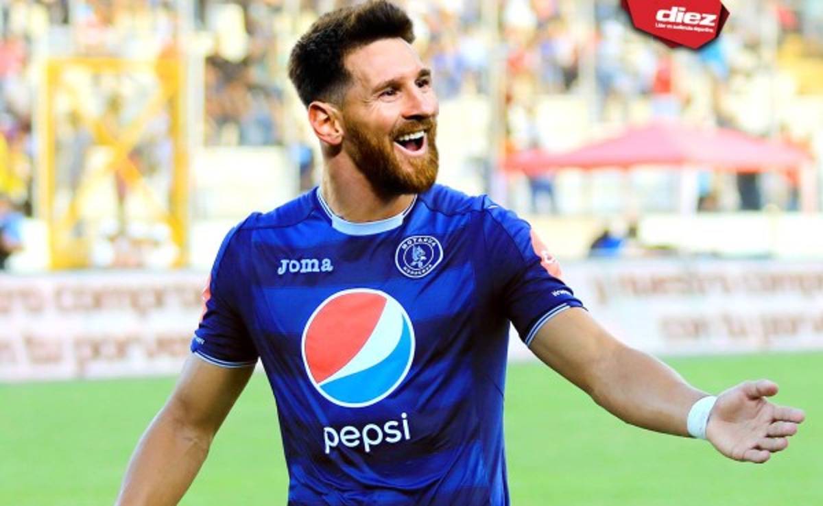Así lucen Messi y Cristiano Ronaldo 'jugando' en la Liga Nacional de Honduras