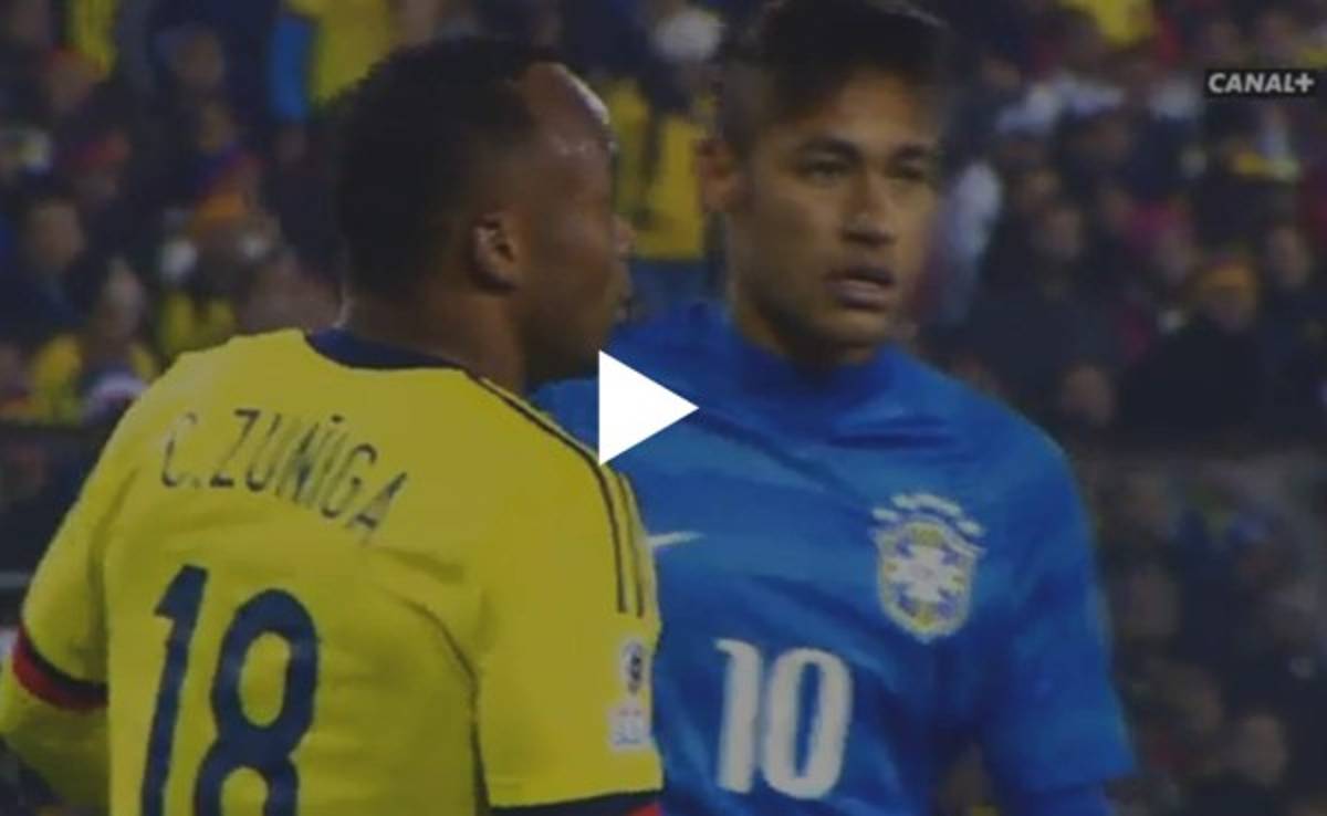 VIDEO: Neymar a Zúñiga: 'Después me llamas para pedir perdón, hijo de p...'