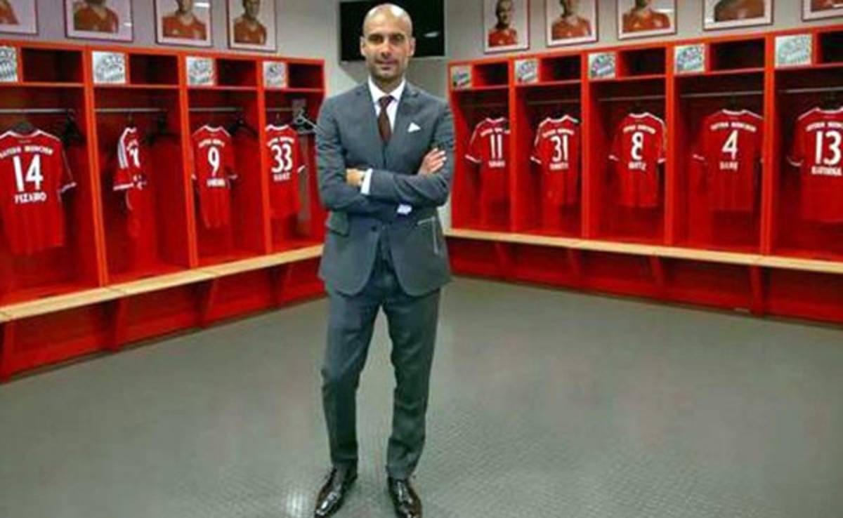La fotografía maldita que se tomó Guardiola en camerino del Bayern