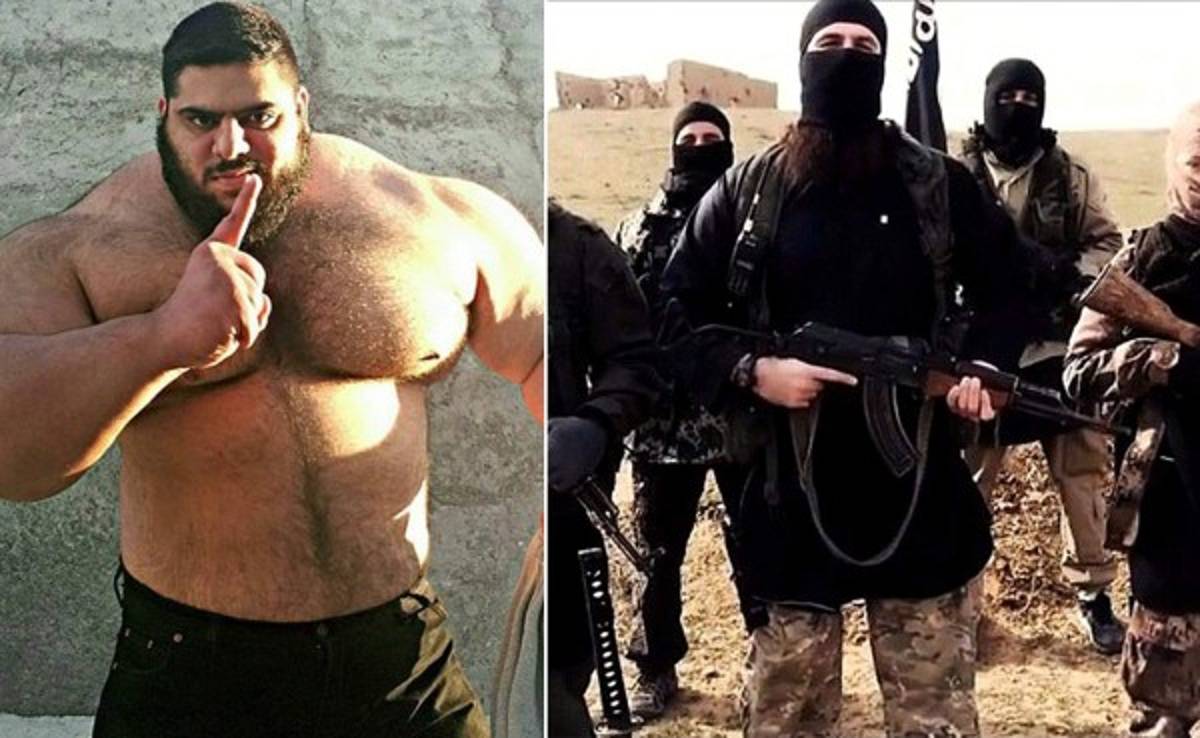 Impactante: El Hulk iraní anuncia que luchará hasta destruir al Estado Islámico