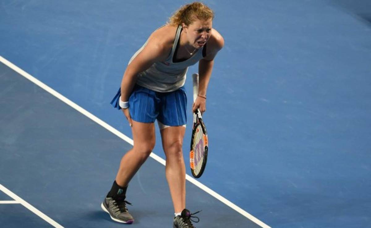 El llanto desconsolado de una tenista en el Abierto de Australia