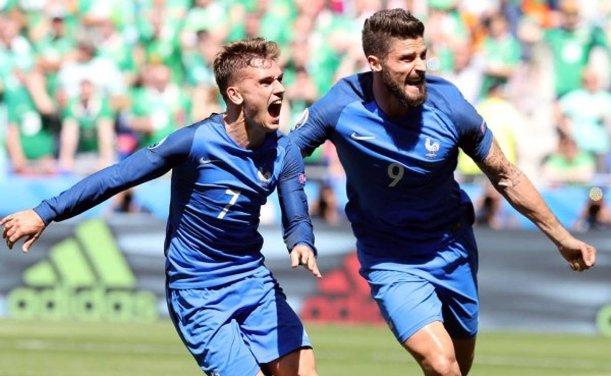 Francia se clasifica para cuartos de final con sufrido triunfo ante Irlanda