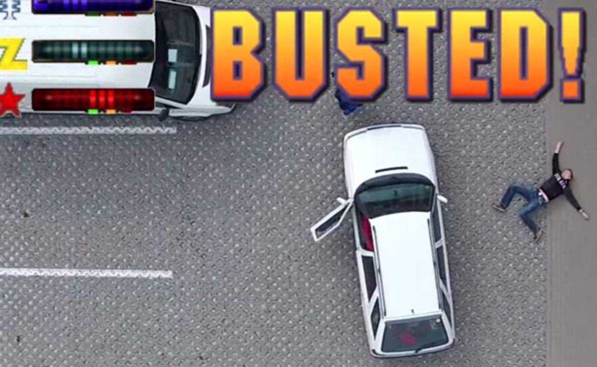 VIDEO: Llevan a la vida real el GTA II con ayuda de un drone