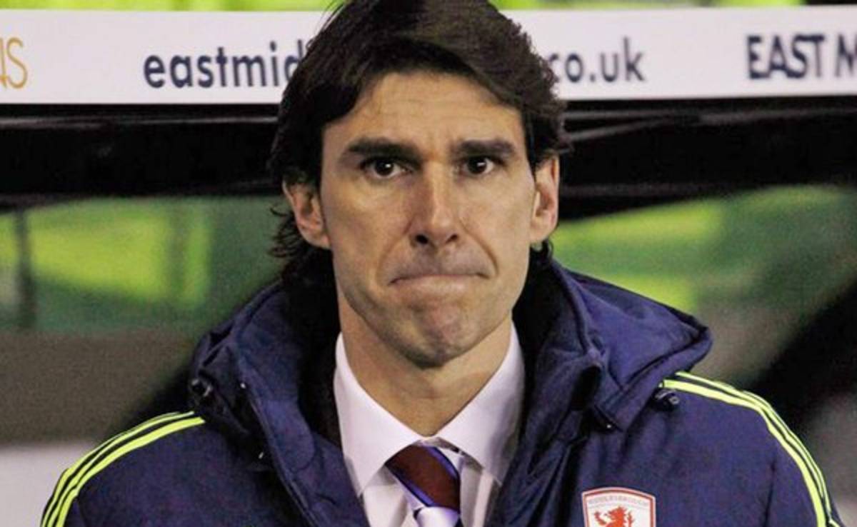 Aitor Karanka fue expulsado por protestar en el empate del Middlesbrough