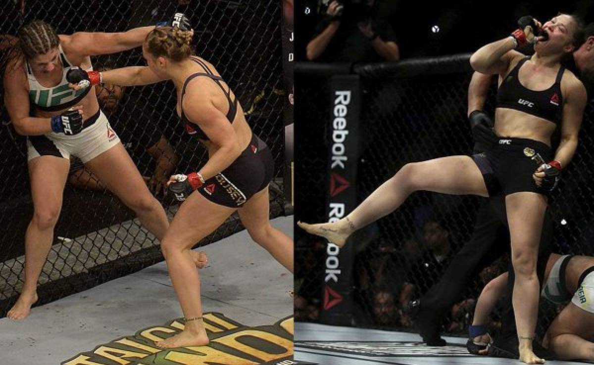 VIDEO: Ronda Rousey noqueó a la brasileña Bethe Correia en 34 segundos en la UFC
