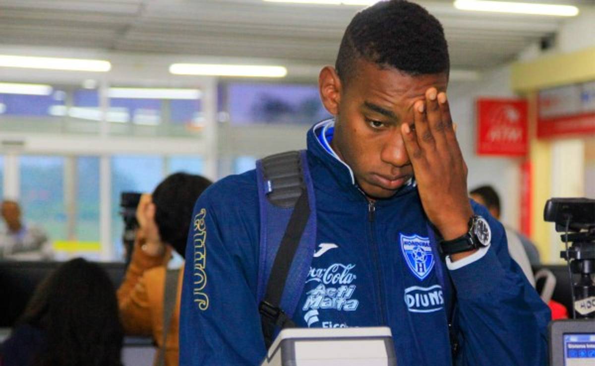 Bryan Róchez en duda para los amistosos de la Sub-23 de Honduras con Colombia