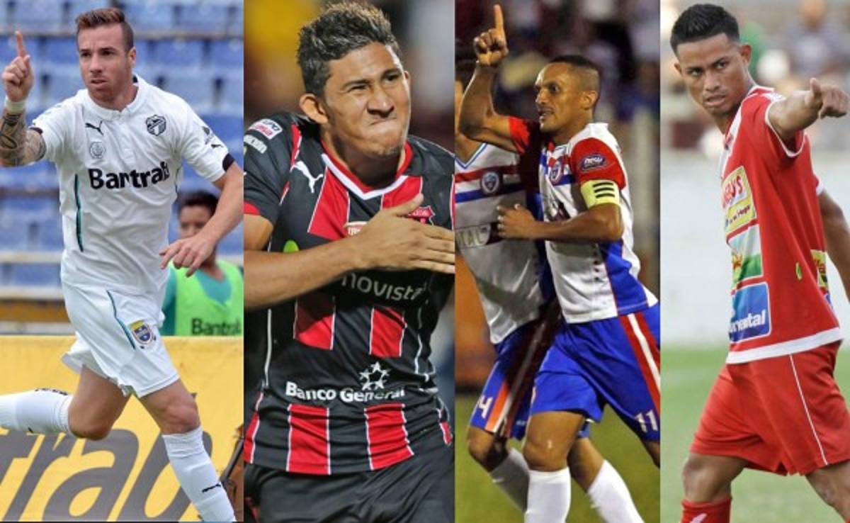 Los líderes goleadores de las ligas de Centro América