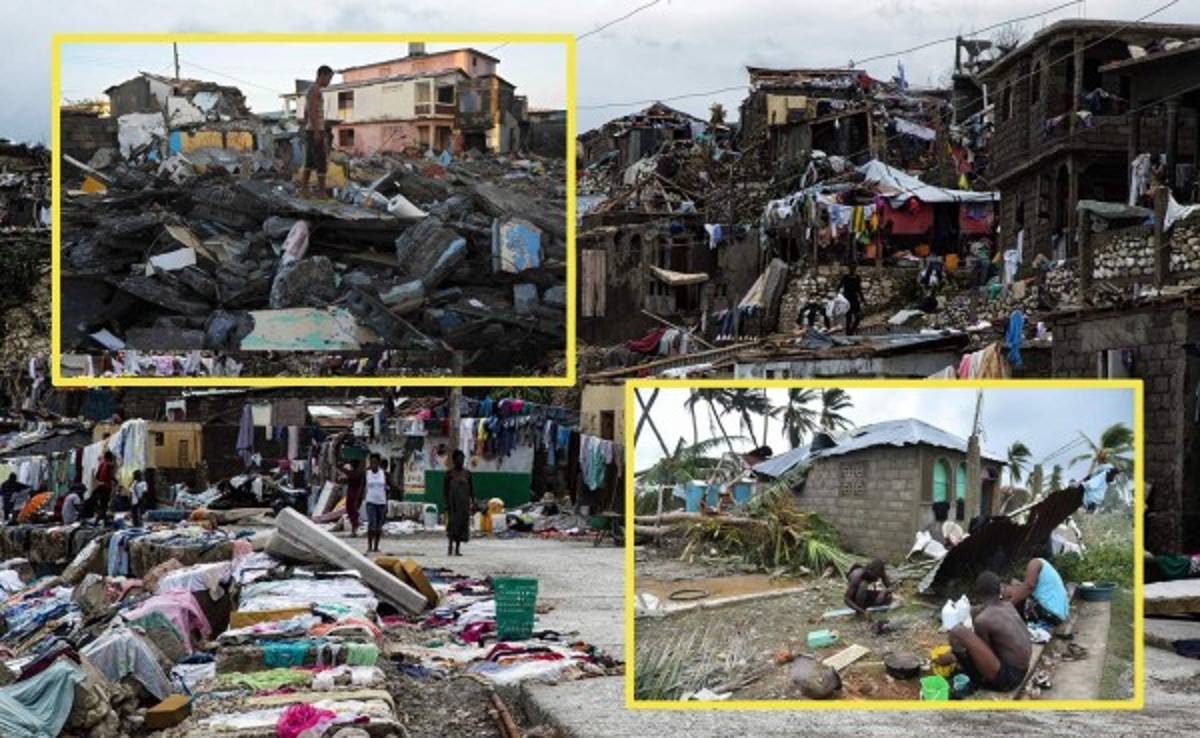 EN FOTOS: El desastre, dolor y muerte que dejó Matthew por Haití