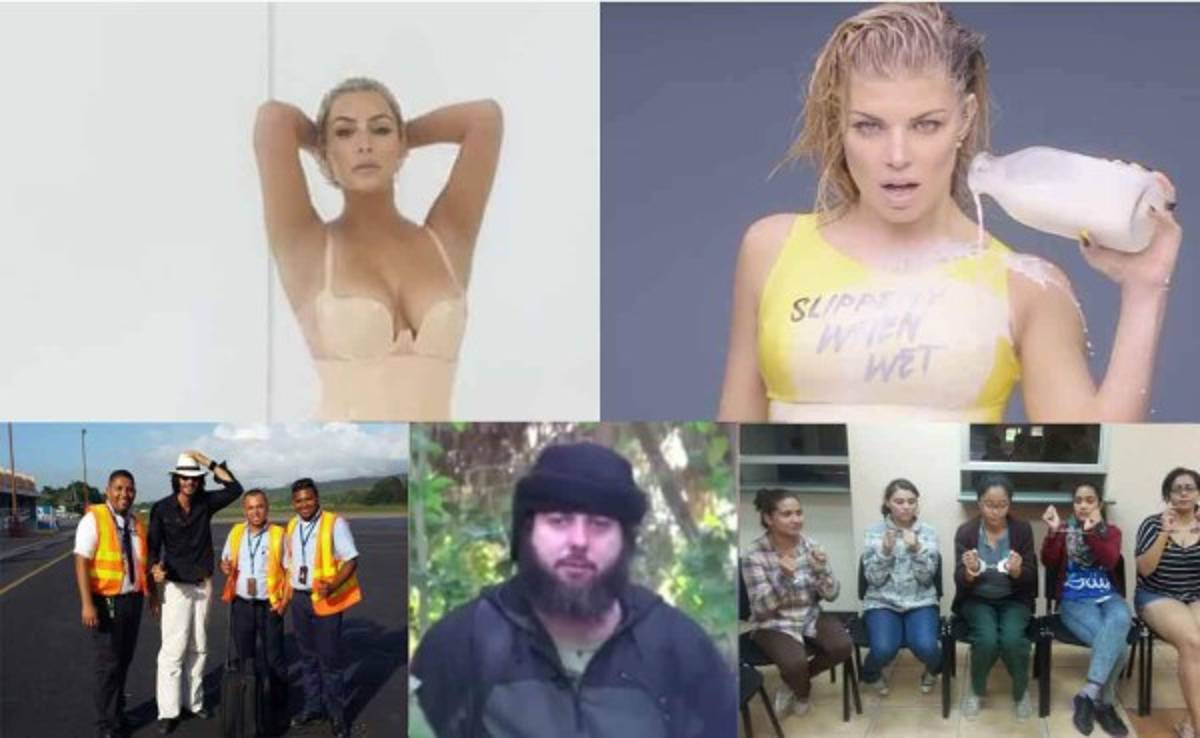 RESUMEN DE NOTICIAS: Fergie y Kim Kardashian aparecen bañandose con leche en video
