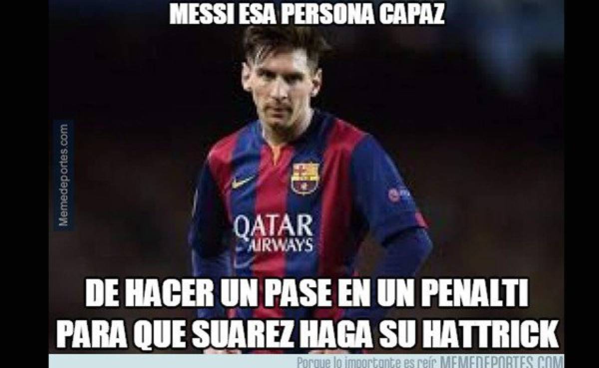 El penal de Messi genera divertidos Memes en el Barcelona-Celta