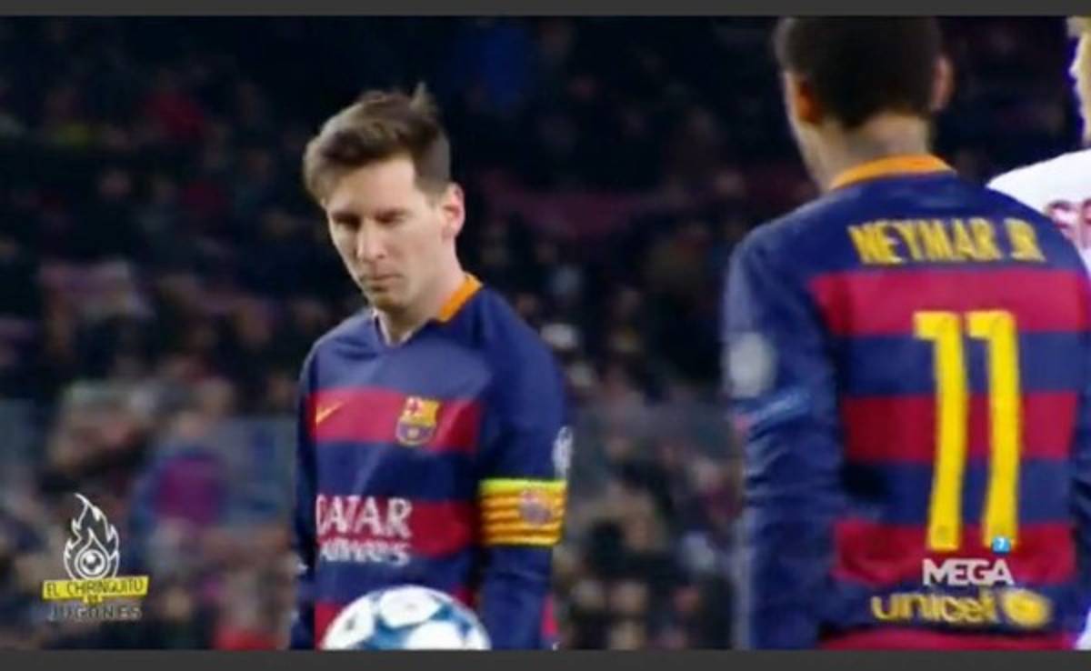 VIDEO: El gesto de Messi cuando le cede el penal a Neymar