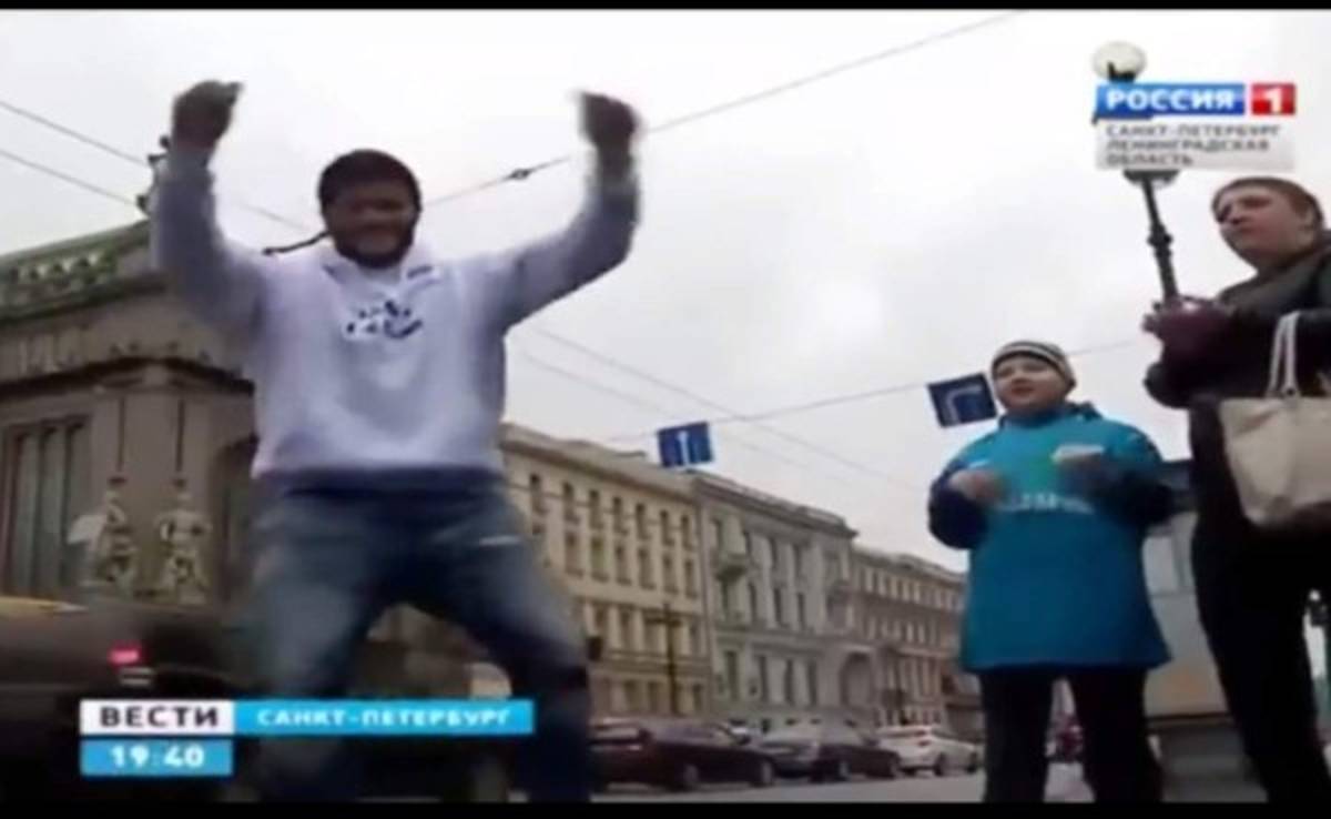 VIDEO: Hulk baila el Ai Se Eu Te Pego en las calles de Rusia