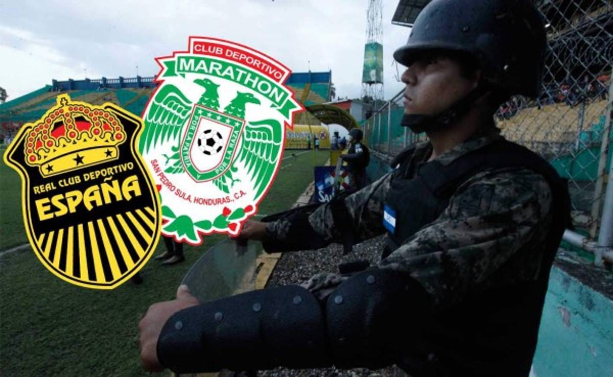 230 policías velarán por la seguridad en el clásico entre Real España y Marathón