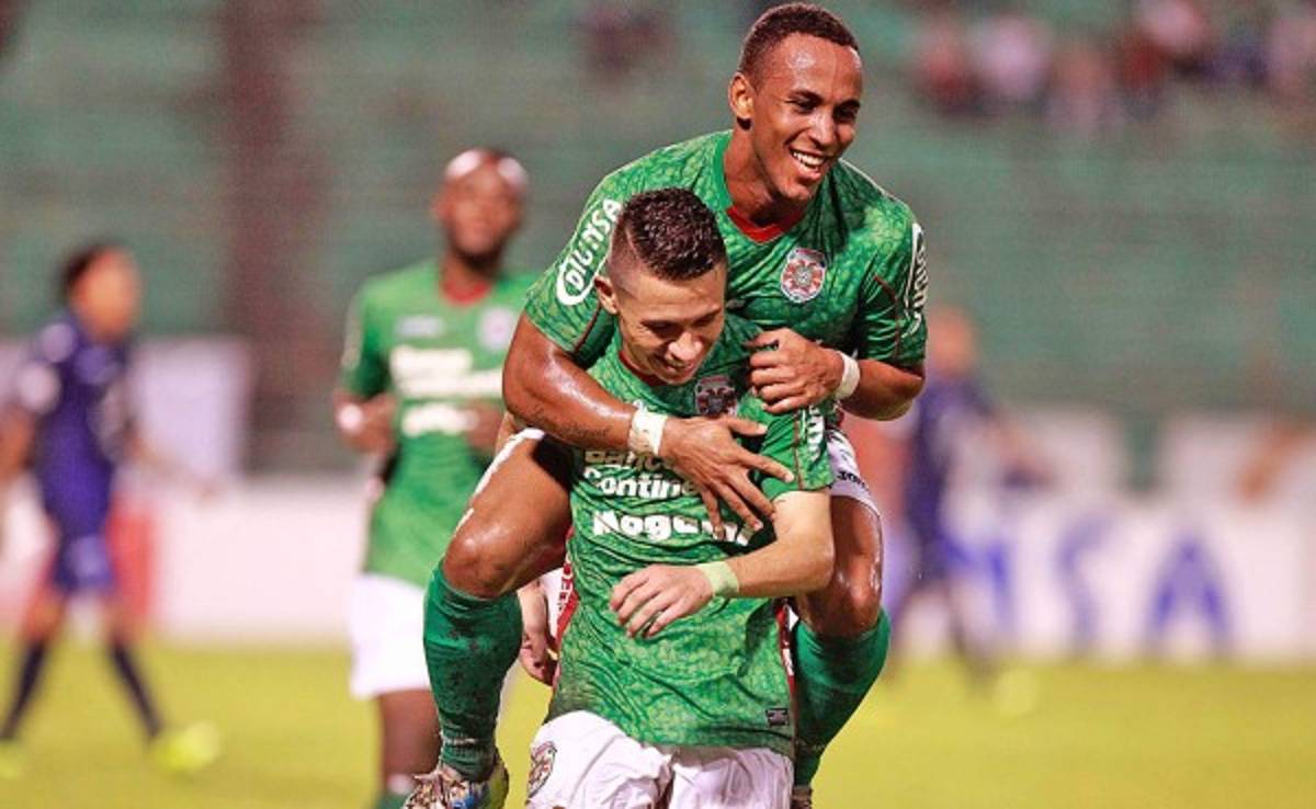 Marathón derrota a Motagua y tiñe de verde el clásico de las 'Emes'