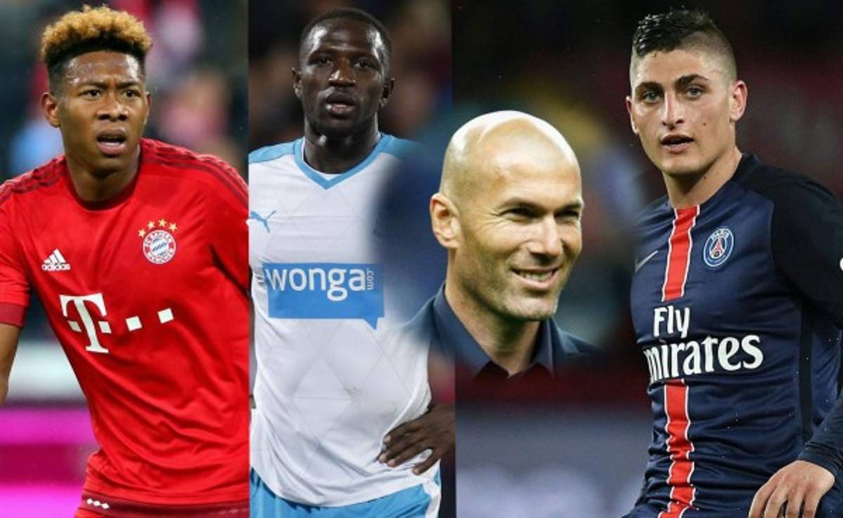 Los siete fichajes que pidió Zidane Zidane a Florentino Pérez, pero no consiguió traer