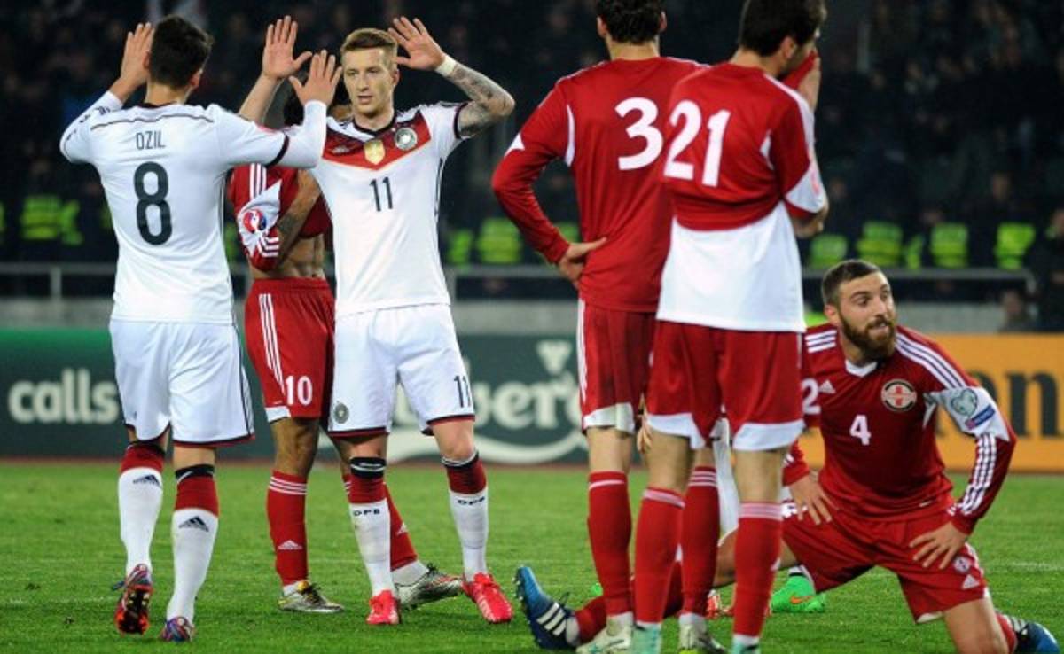 Alemania derrotó a la modesta Georgia rumbo a la Euro 2016