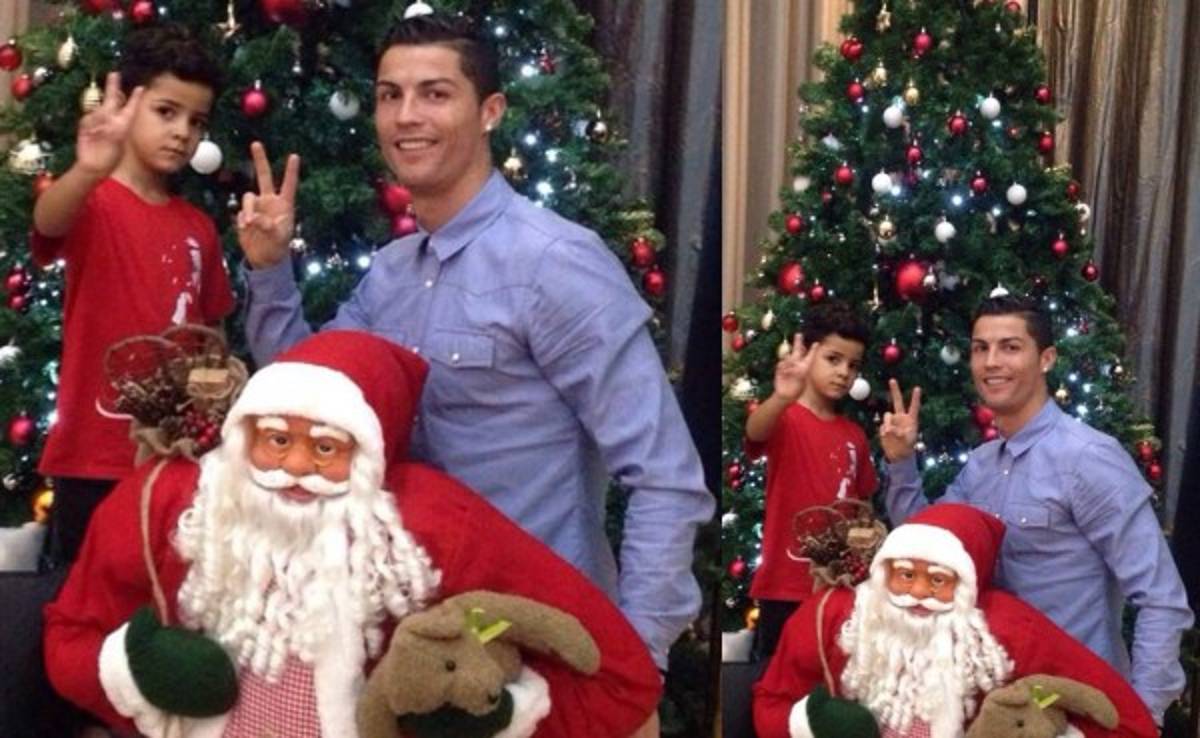 A Cristiano Ronaldo lo invade el espíritu navideño