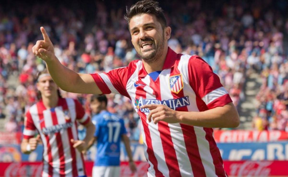 David Villa se despide del Atlético de Madrid