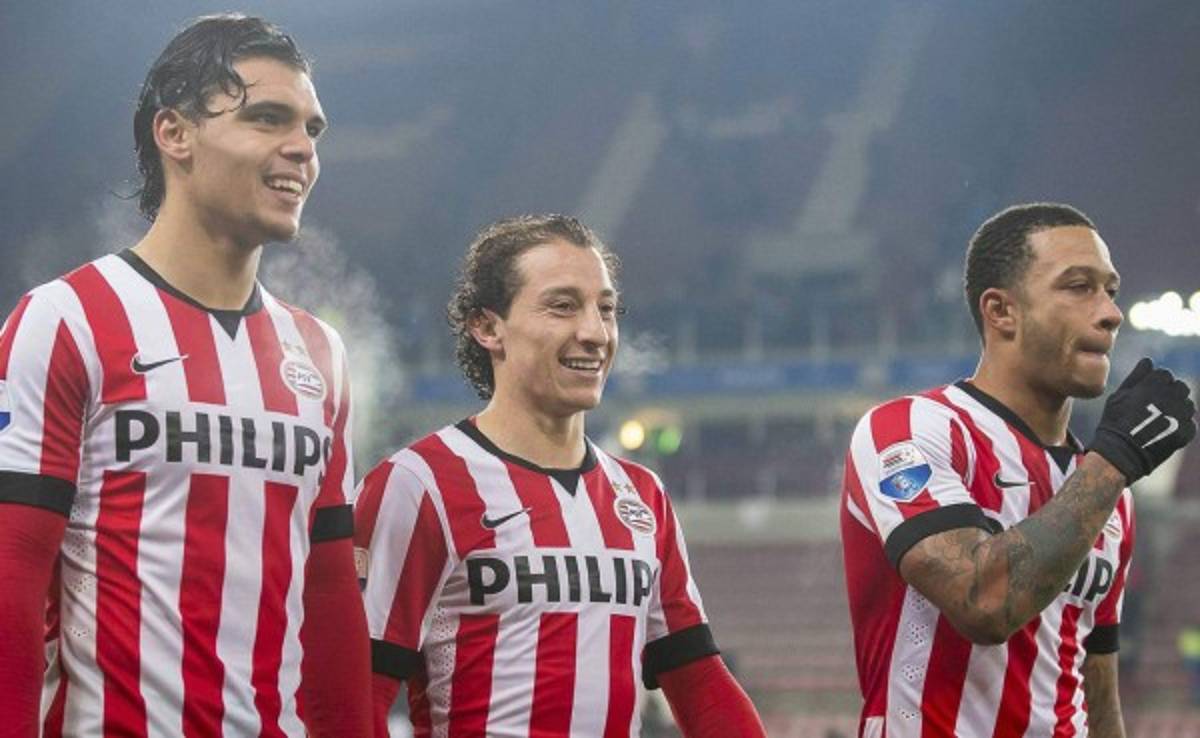 Mexicano Andrés Guardado, baja dos semanas en el PSV