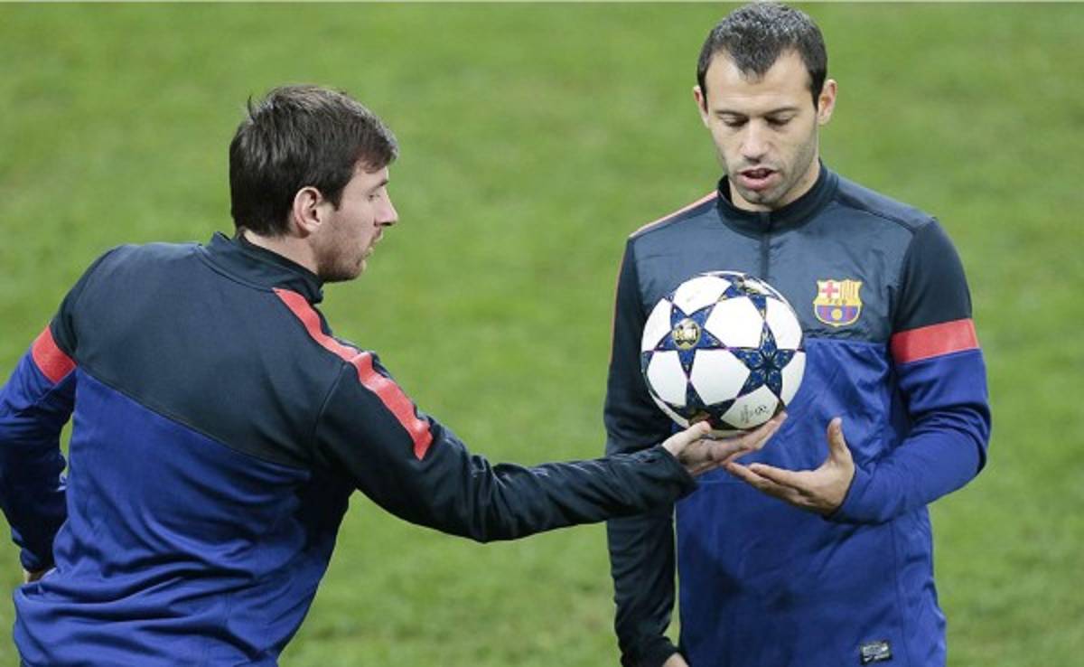Mascherano: 'Veo a Messi muy contento y muy feliz'