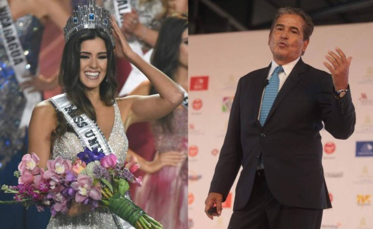 Jorge Luis Pinto felicita a la colombiana que ganó el Miss Universo