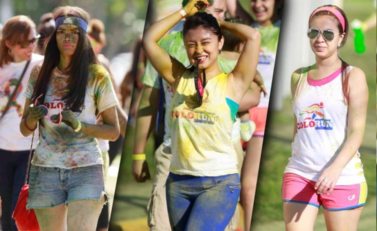 Bellas chicas engalanaron el ColoRun 2014