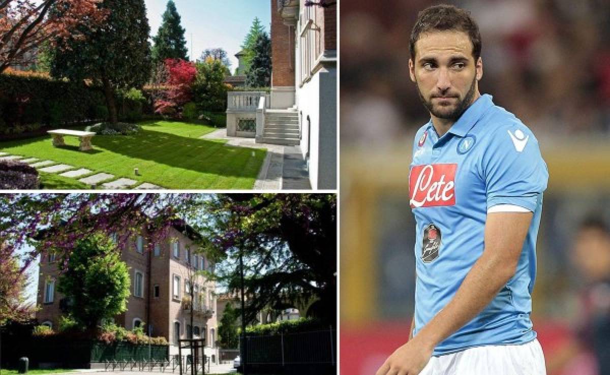Gonzalo Higuaín alquilará una impresionante mansión en Turín