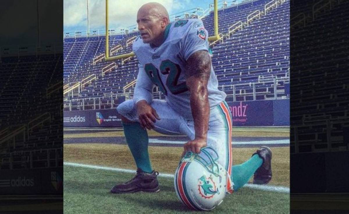 'La Roca' ¿Jugará con los Delfines de Miami?