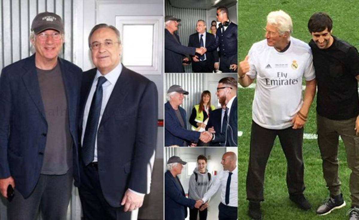 Richard Gere, el otro galáctico que acompaña al Real Madrid en Milán