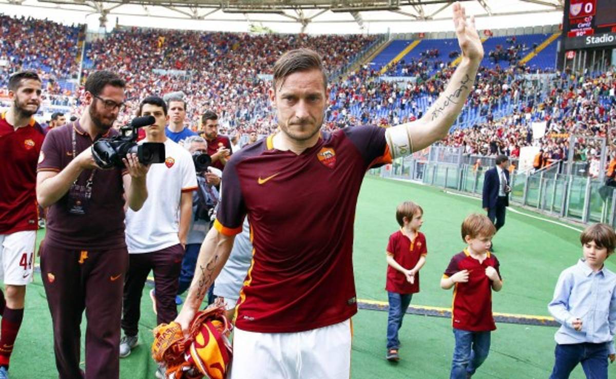 Francesco Totti llegó a 600 partidos en la Serie A de Italia