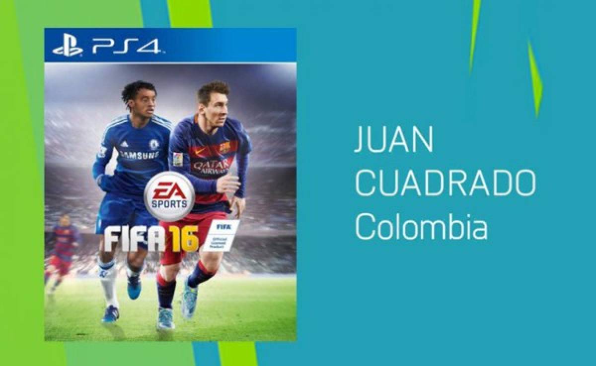 Juan Cuadrado acompañará a Messi en la portada de FIFA 16
