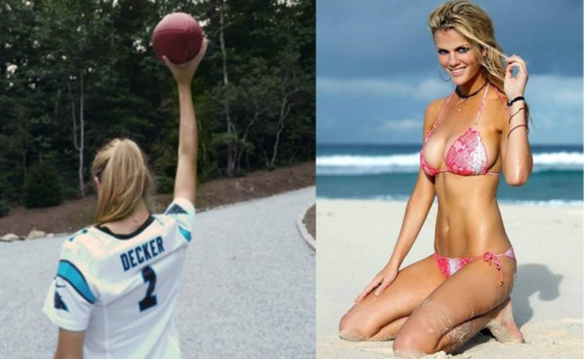 Brooklyn Decker, la seguidora número uno de los Panthers de Carolina