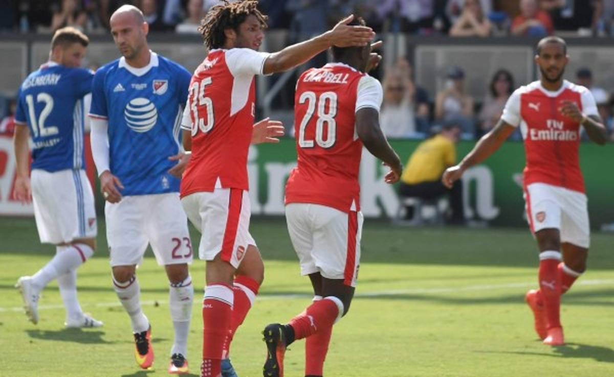 Arsenal derrotó a las Estrellas de la MLS en el Avaya Stadium