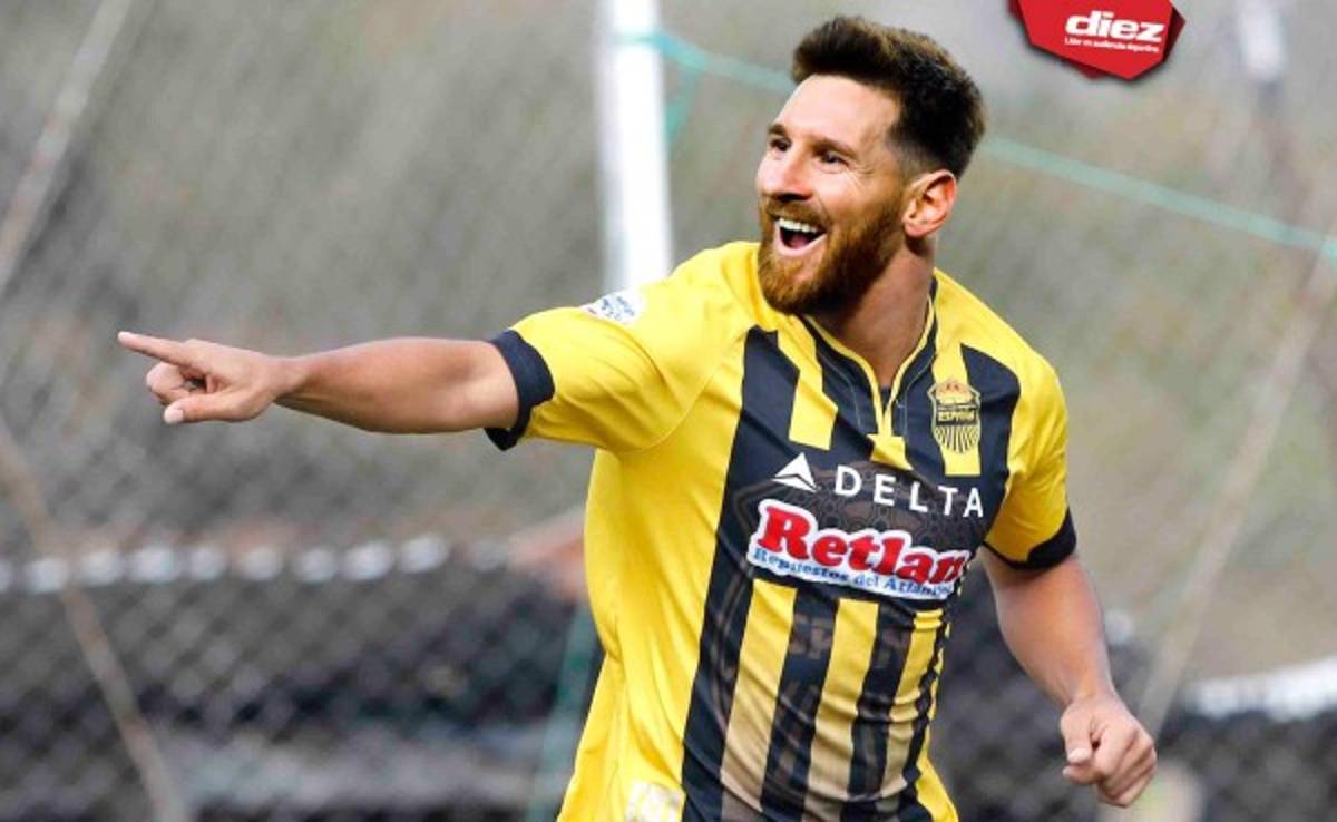 Así lucen Messi y Cristiano Ronaldo 'jugando' en la Liga Nacional de Honduras