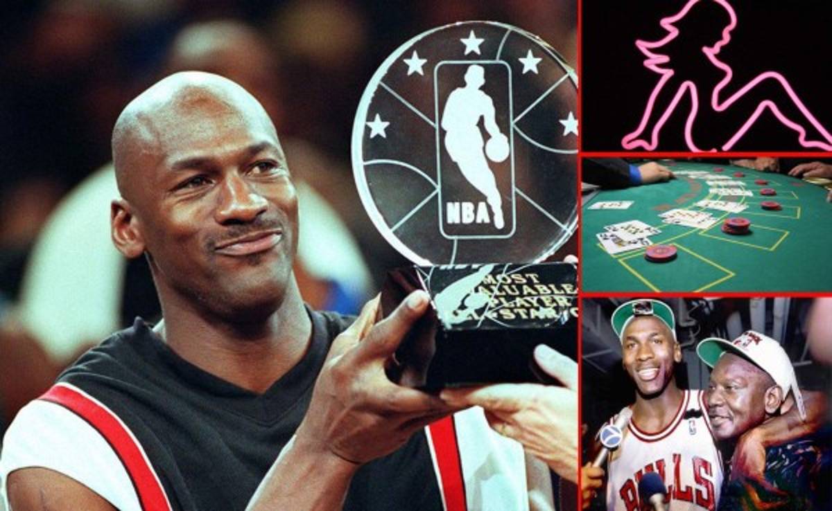 Apuestas e infidelidades marcaron la vida de Michael Jordan