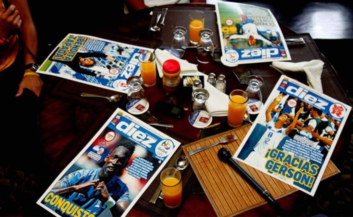 FOTOS: Así fue el desayuno de los cuatro héroes olímpicos de Honduras