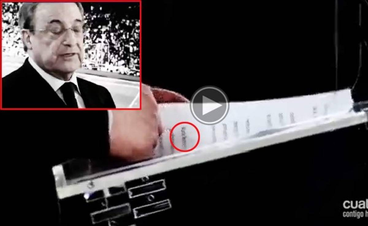 VIDEO: Lo que nadie vio en la conferencia de Florentino Pérez