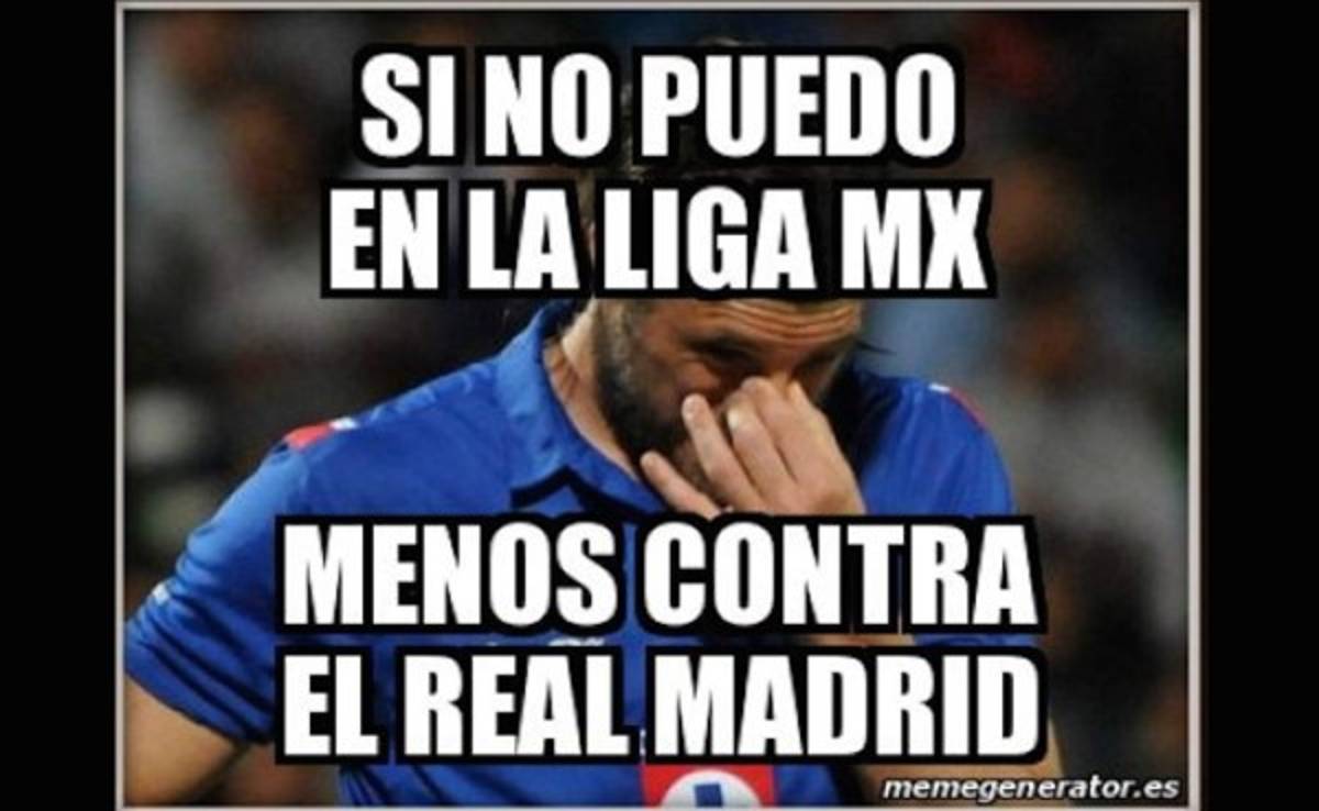 Con memes se burlan de Cruz Azul tras goleada del Real Madrid