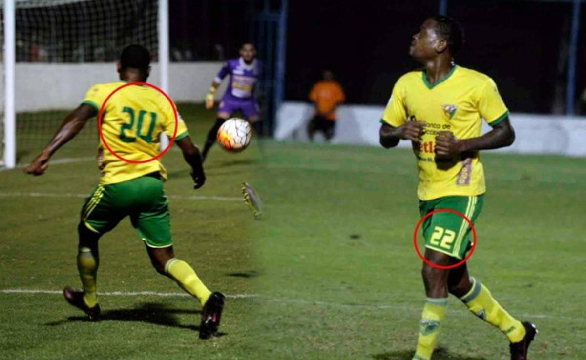 Jugador del Social Sol jugó con dos números ante Real Sociedad