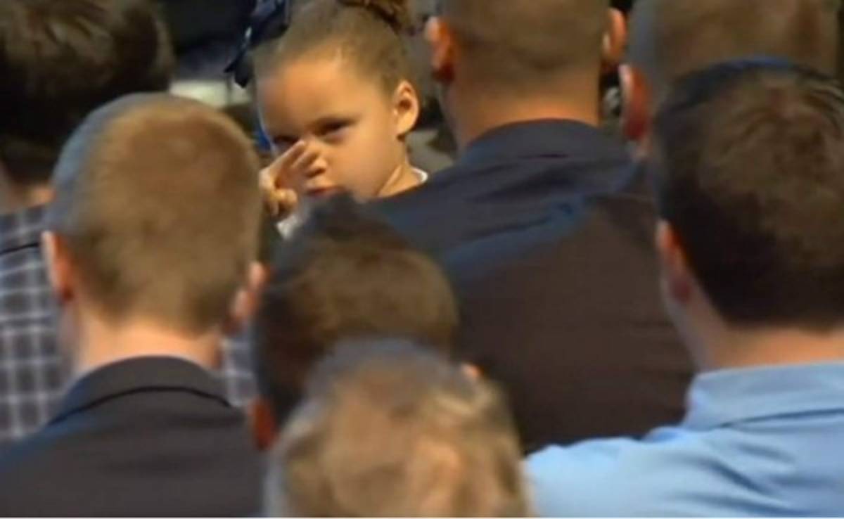 La tierna amenaza de la hija de Stephen Curry a la prensa